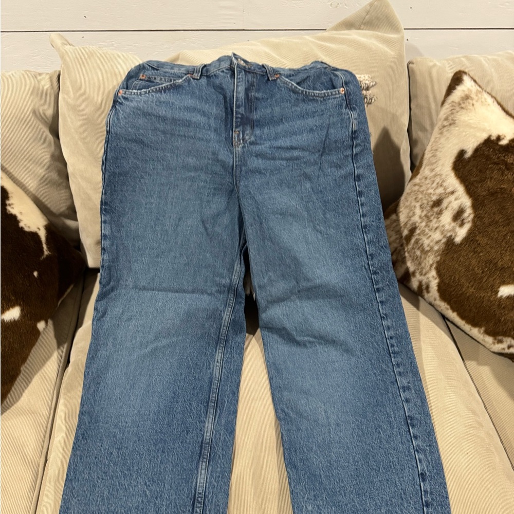 BDG Women's Straight Leg Blue Jeans